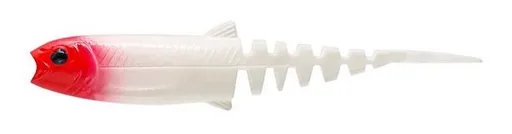 Savage gear gumová nástraha cannibal minnow v-tail red head - 10 cm 6,5 g