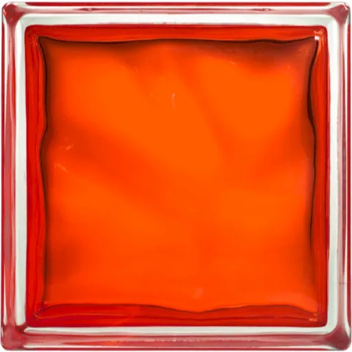 Luxfera Glassblocks orange 19x19x8 cm lesk 1908WOR