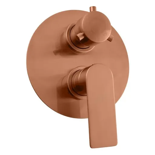 RAV SLEZÁK Nil sprchová a vaňová batéria vrátane podomietkového telesa zlatá ružová kartáčovaná NL186KZRK