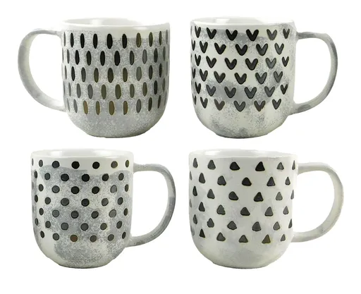 MAKRO - Hrnček 400ml, 4ks