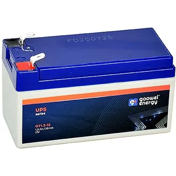 GOOWEI ENERGY Bezúdržbový olovený akumulátor OT1.3-12, 12 V, 1,3 Ah