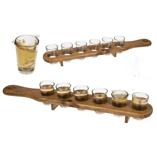 Drevený stojan na poldecáky