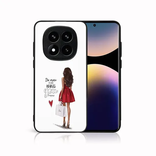 MY ART Ochranný kryt pre Xiaomi Redmi Note 14 Pro+ 5G RED DRESS (137)