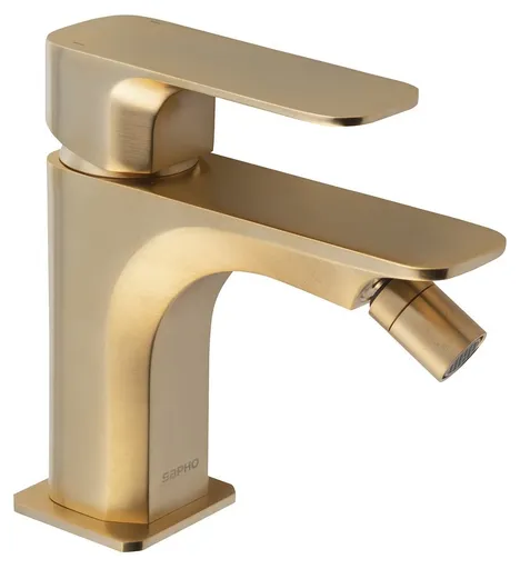 SAPHO - SPY stojanková bidetová batéria, zlato mat PY03/19