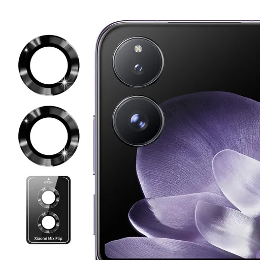 ENKAY ALU Sklo pre fotoaparát Xiaomi MIX Flip BLACK
