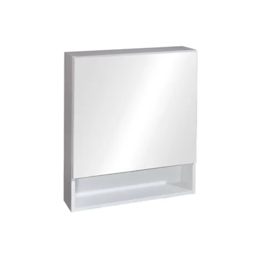 Zrkadlová skrinka Naturel Vario 60x68,6 cm lamino biela VARIOGBI