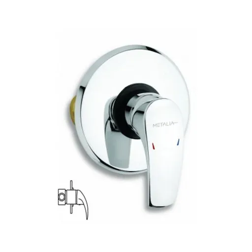 Novaservis Metalia 57 sprchová batéria vrátane podomietkového telesa chróm 57050.0