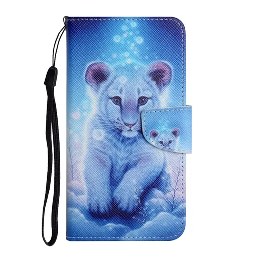 ART Peňaženkový kryt pre Samsung Galaxy A06 SNOW LEOPARD