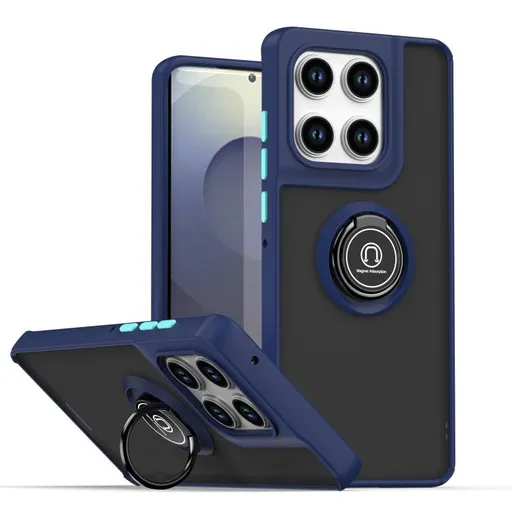 SHADOW Ochranný kryt s držiakom Motorola Edge 60 Pro tmavomodrý