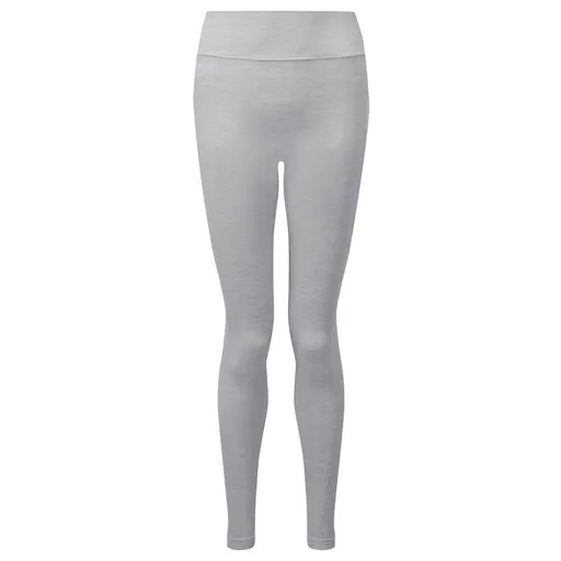 TriDri® Dámske bezšvové legíny 3D Fit - Ľadovo sivý melír | XS