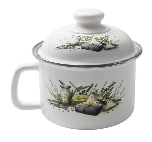 MAKRO - Hrniec s pokrievkou 14cm