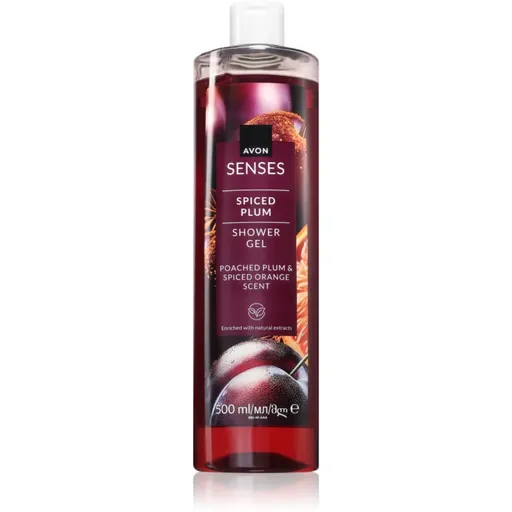 Avon Senses Spiced Plum sprchový gél 500 ml