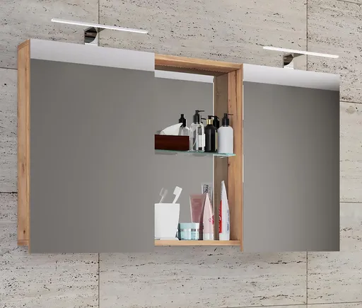 VCM Zrcadlová skříňka Budasi, dub medový