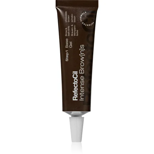 RefectoCil Intense Brow[n]s Base Gel farba na obočie a mihalnice s gélovou textúrou odtieň Chocolate Brown 15 ml