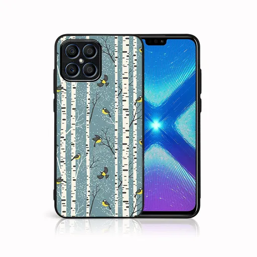 MY ART Kryt s vianočným dizajnom Honor X8 BIRCH (072)