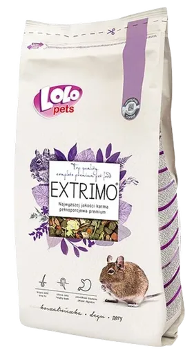 LOLOPETS EXTRIMO krmivo pre činčily 750g