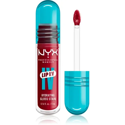 NYX Professional Makeup Lip IV dlhotrvajúci lesk na pery s hydratačným účinkom odtieň 11 - REDY SET WET 5 ml