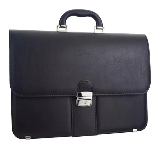 Pánska aktovka REAbags 9003-TR Čierna/nikel