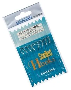Colmic náväzec snalled hooks n500 0,12 mm - veľkosť háčiku 10