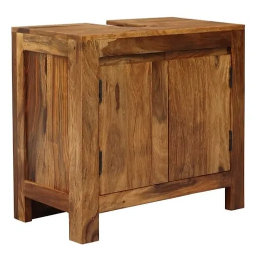 Skrinka pod umývadlo Gani 65x60x35 cm z indického masívu palisander GANI-KSU