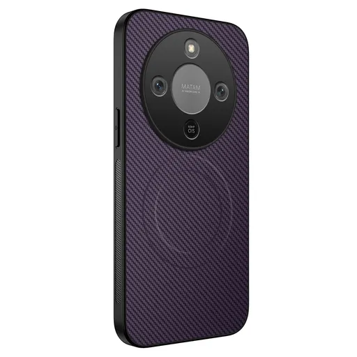 CARBON MAGSAFE Ochranný obal pre Honor Magic8 Lite fialový
