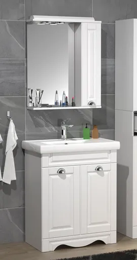 VCM 3dílná umyvadlová skříňka Casalo L, bílá