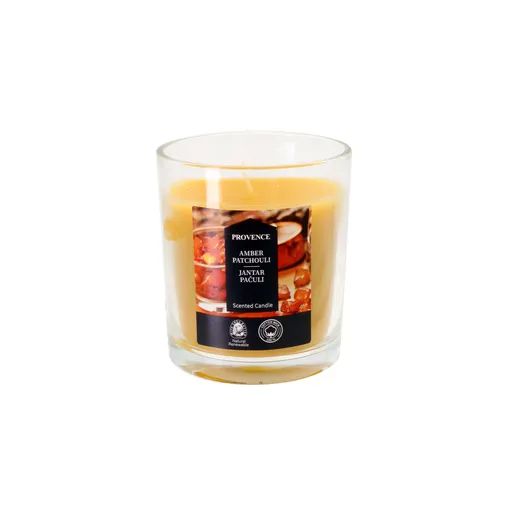 Vonná sviečka v skle PROVENCE 20 hodín jantár a pačuli