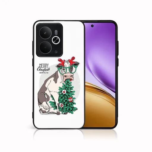 MY ART Kryt s vianočným dizajnom Realme 14T 5G MERRY CHRISTMAS (074)