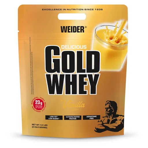 WEIDER Gold Whey srvátkový proteín Vanilka 2000 g