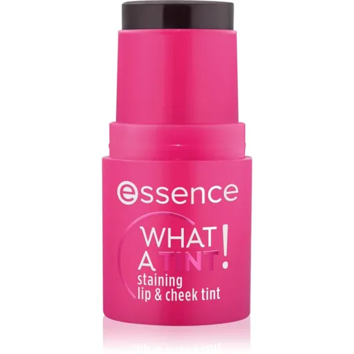 essence WHAT A TINT! multifunkčné líčidlo na pery a tvár odtieň 10 Raspberry Vibes 5 g
