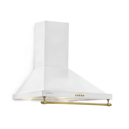 Klarstein Montblanc 60, digestor, 60 cm, nástenný, 610 m³/h, LED, lišta, biely