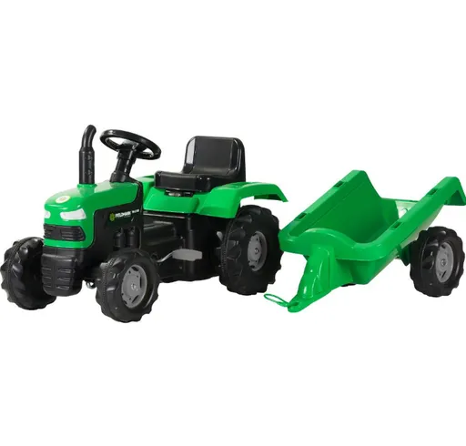 BUDDY TOYS Šliapací traktor s vozíkom BPT 1013
