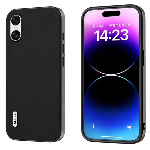 ABEEL LEATHER Obal pre Sony Xperia 10 VI čierny