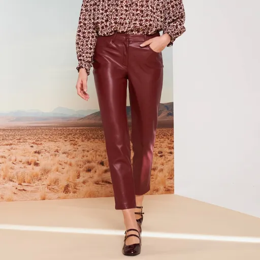 7/8 koženkové nohavice