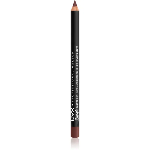 NYX Professional Makeup Suede Matte Lip Liner matná ceruzka na pery odtieň 55 Cold Brew 1 g