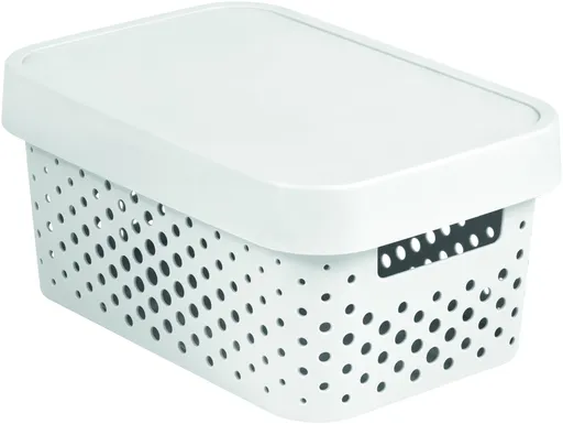CURVER - Plastový box s vekom 4,5 l, 18 x 13 x 26cm, biely