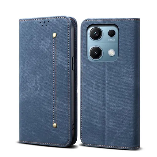 DENIM Peňaženkový kryt pre Xiaomi Redmi Note 14S modrý