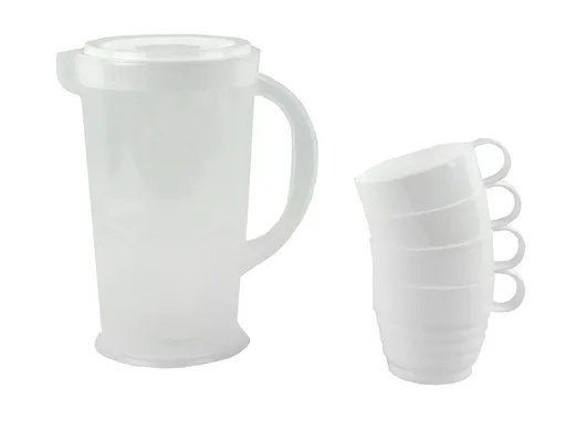 MAKRO - Džbán 1,8L a 4 poháre 0,25L, umelá hmota