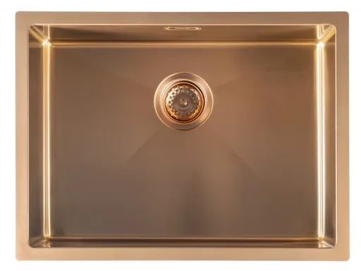 SAPHO SAPHO - ZENITH nerezový drez 60x45cm, meď mat ZN6045PG