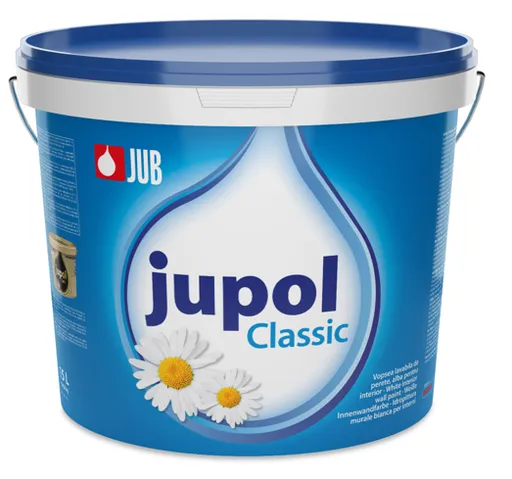JUPOL CLASSIC - Biela interiérová farba na steny biela 15 L