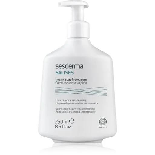 Sesderma Salises Foamy Soap-free Cream čistiaci gél proti akné 250 ml