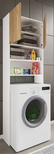 VCM Skříňka na pračku Jutas, bílá