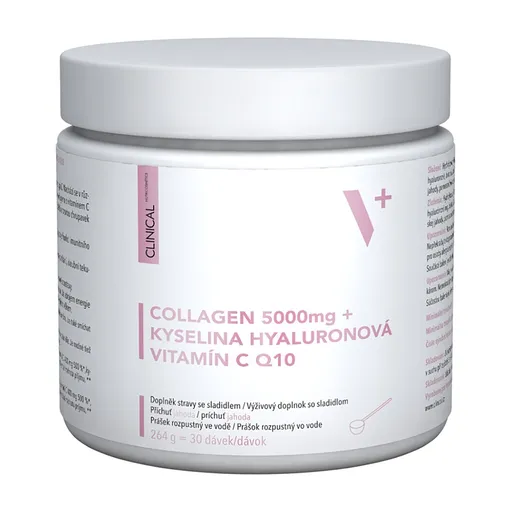 CLINICAL Collagen 5000mg + kyselina Hyaluronová + vitamín C & Q10 264 gramov