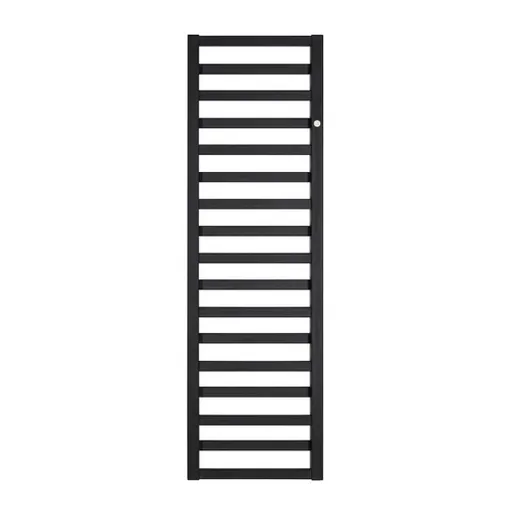 HOPA Poppy kombinovaný radiátor 67x40 cm čierny matný RADPPY407031