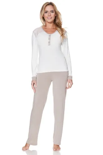 Luisa Moretti Dámske bambusové pyžamo FRANCESCA