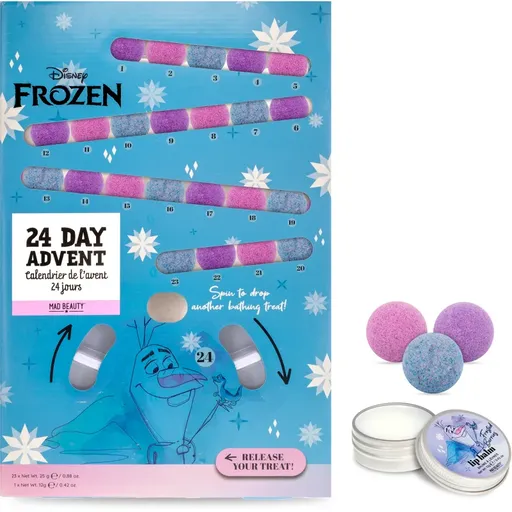 Mad Beauty Frozen Advent adventný kalendár 24 ks