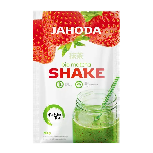 MATCHA TEA Shake jahoda BIO 30 g