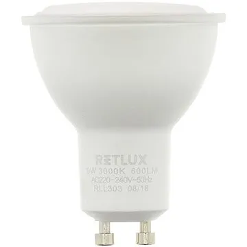 RETLUX RLL 303 GU10 žiarovka 9 W WW