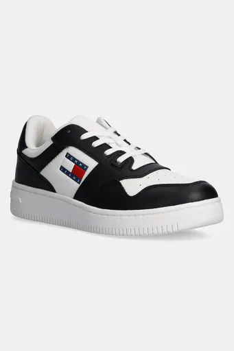 Kožené tenisky Tommy Jeans TJW RETRO BASKET ESS