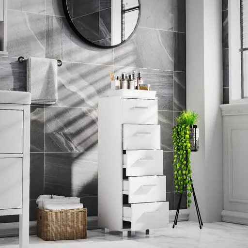 VCM Zásuvková skříňka „Zalo M“, bílá